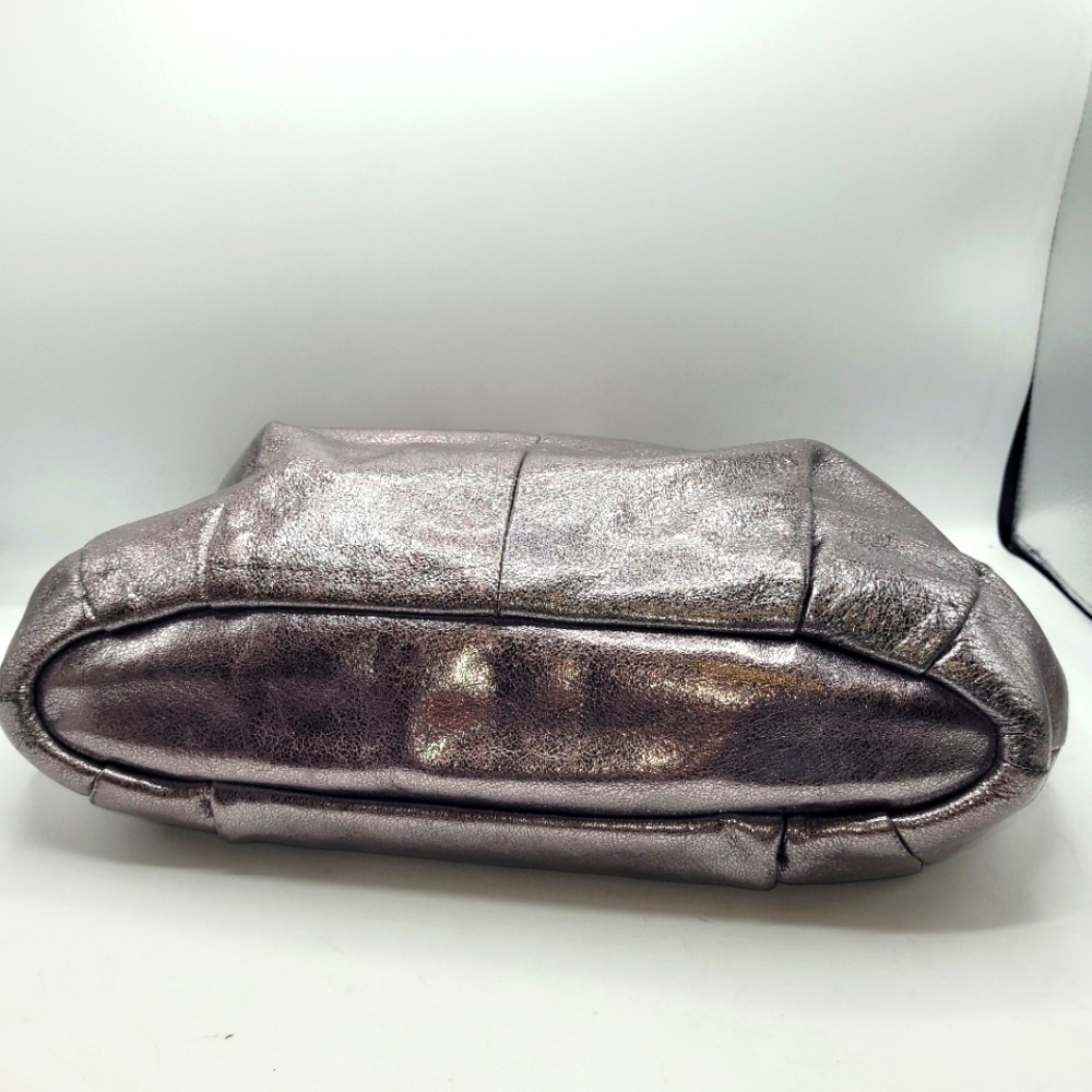 COACH Madison Metallic Leather Lindsey Large Bag - Picture 12 of 16